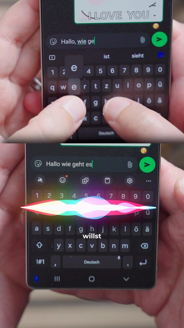 So sprichst du deine Nachrichten anstatt zu tippen! #tippsundtricks #whatsapp #smartphone